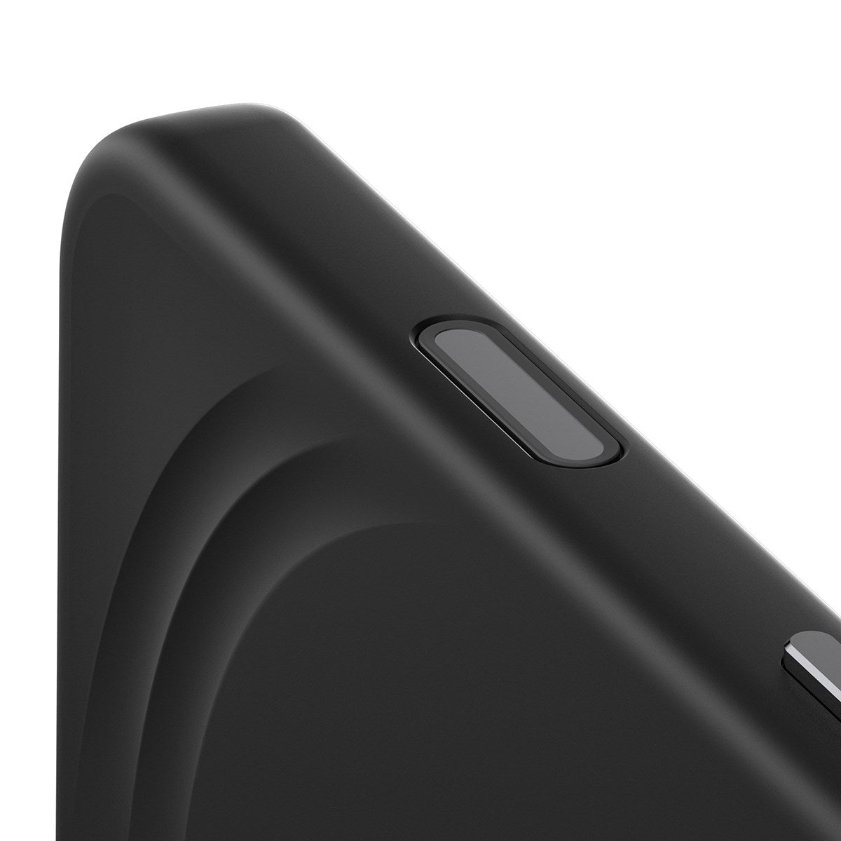 CARE by PanzerGlass® FLOW Case Black w. Haptic Button & MagSafe iPhone 17